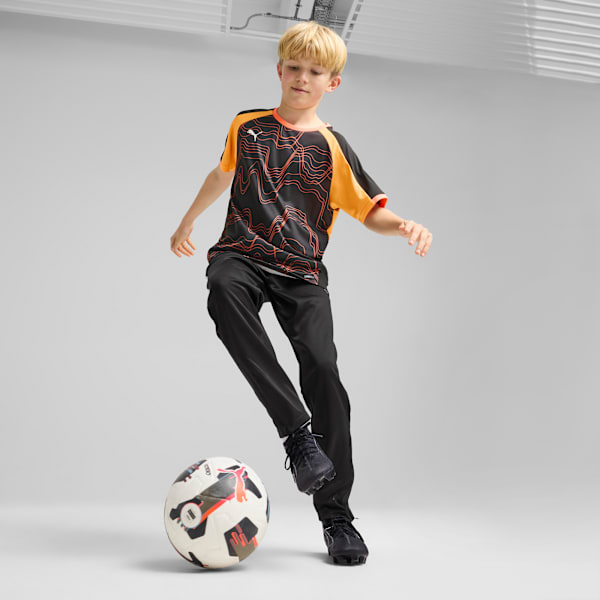Camiseta de fútbol estampada individualLIGA para adolescentes, PUMA Black-Glowing Red, large-MEX