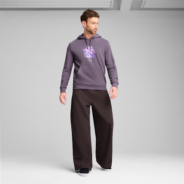 Buzo con capucha PUMA x NEYMAR Creativity para hombre, Purple Charcoal, large-ARG