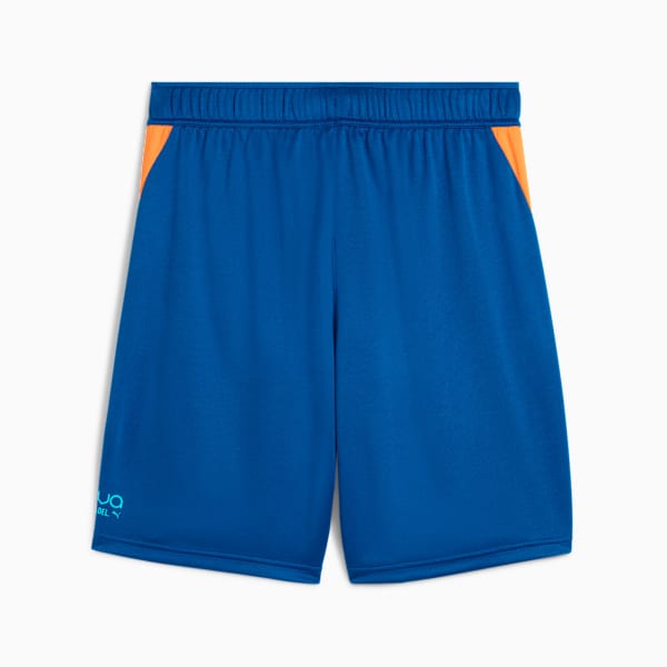 INDIVIDUAL Padel Training Shorts Men, Vivid Blue-Heat Fire, large-ZAF