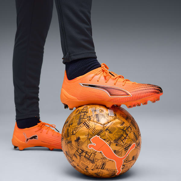 Pantalones de fútbol individualCUP para hombre, New Navy-Glowing Red-Heat Fire, large-ARG