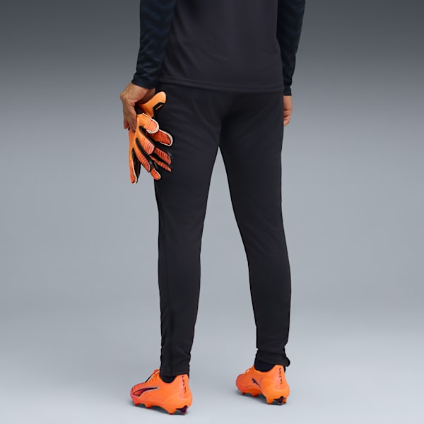 Pantalones de fútbol individualCUP para hombre, New Navy-Glowing Red-Heat Fire, large-ARG