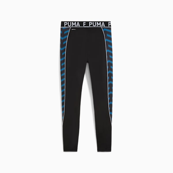Leggings de fútbol IndividualBLAZE Strong para mujer, PUMA Black-PUMA White-Racing Blue, large-MEX