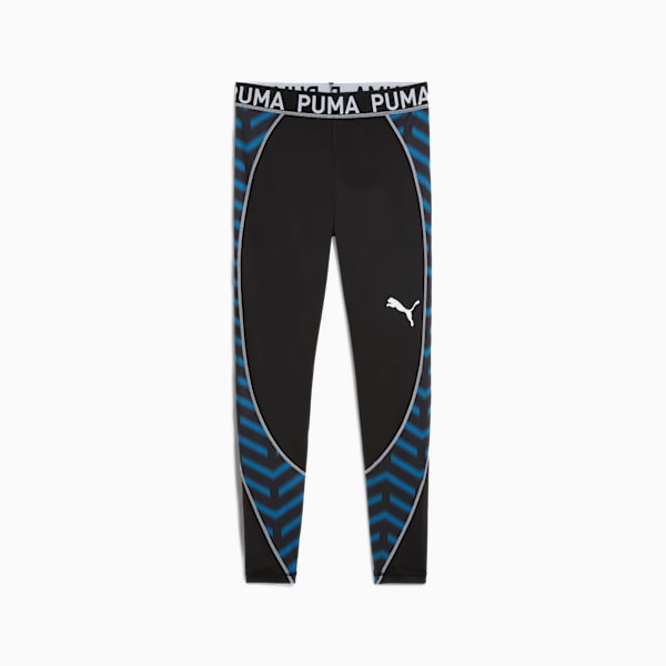 Leggings de fútbol IndividualBLAZE Strong para mujer, PUMA Black-PUMA White-Racing Blue, large-MEX