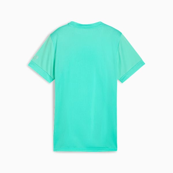Individual Padel Graphic Jersey Women, Aquatic-PUMA White, large-ZAF