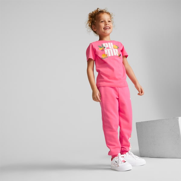 Small World Tee Kids, Sunset Pink, large-ZAF