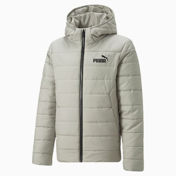 Campera juvenil acolchada Essentials, Pebble Gray, large-ARG