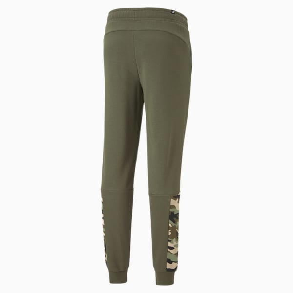 Pants de deporte para hombre Essentials Block Camo, Green Moss, large-MEX