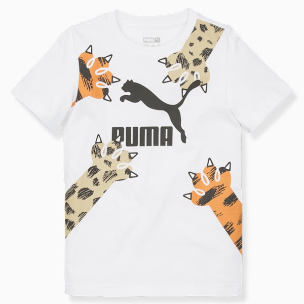 Remera infantil PUMA MATES Classics, PUMA White, large-ARG
