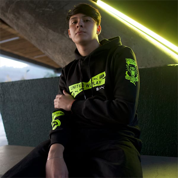 LLA Gaming Hoodie, Puma Black, large-MEX