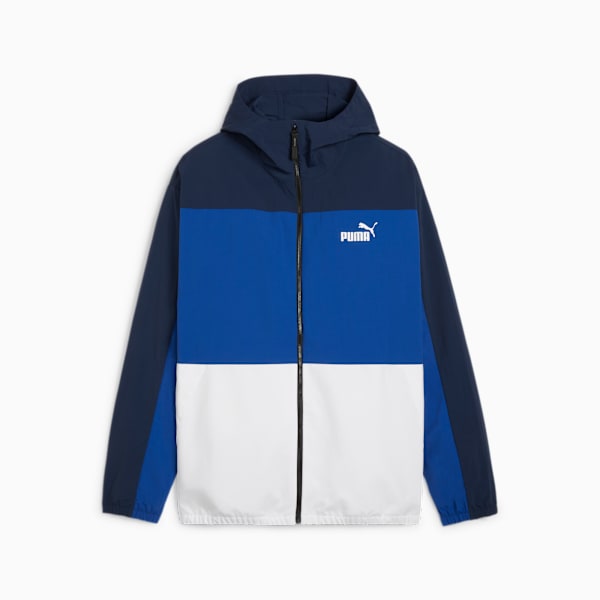 Rompevientos con capucha para hombre, Club Navy, large-ARG