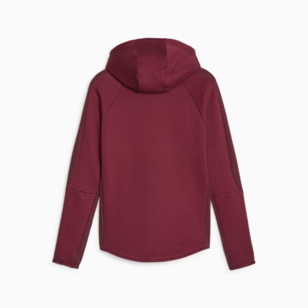 EVOSTRIPE Women's Full-Zip Hoodie, Dark Jasper, large-ZAF