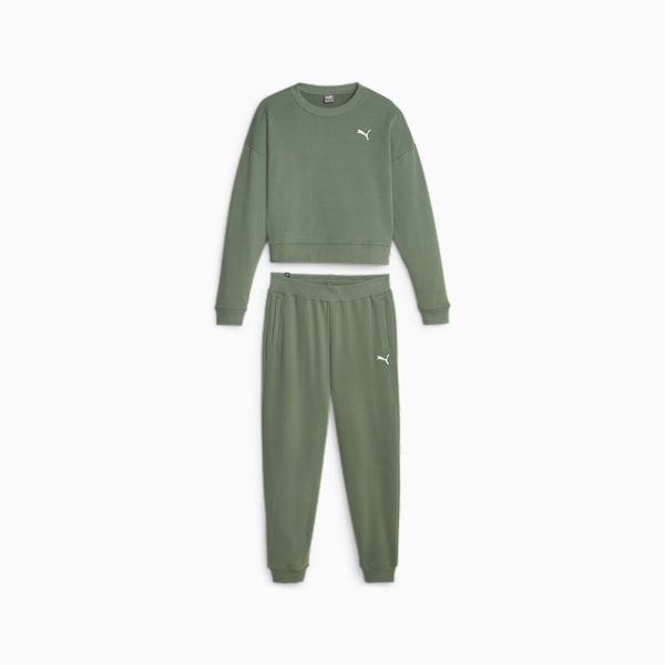 Women's Loungewear Suit, Eucalyptus, large-ZAF