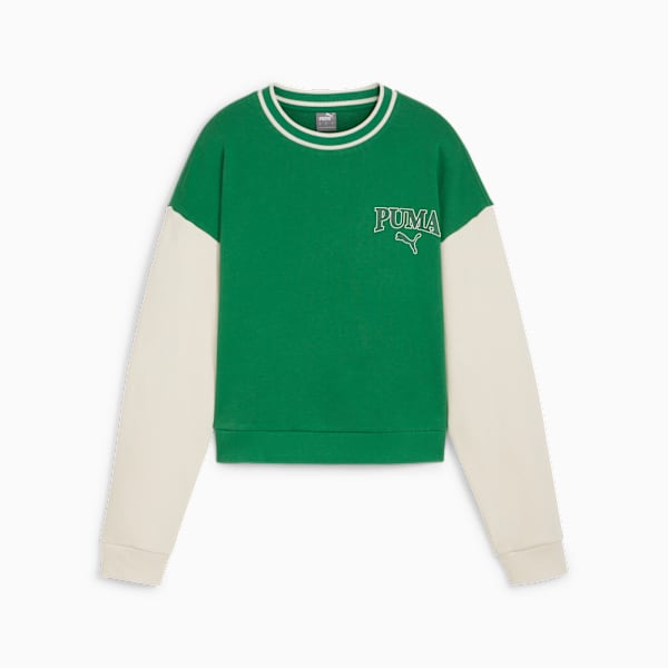 PUMA SQUAD Women's Sweatshirt, Archive Green, large-ZAF