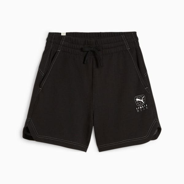 BETTER SPORTSWEAR Women's Shorts, PUMA Black, large-ZAF