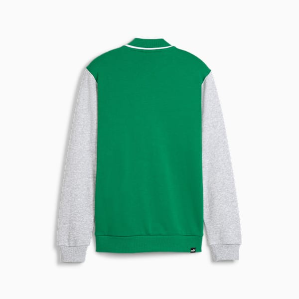 PUMA SQUAD Youth Bomber Jacket, Archive Green, large-ZAF