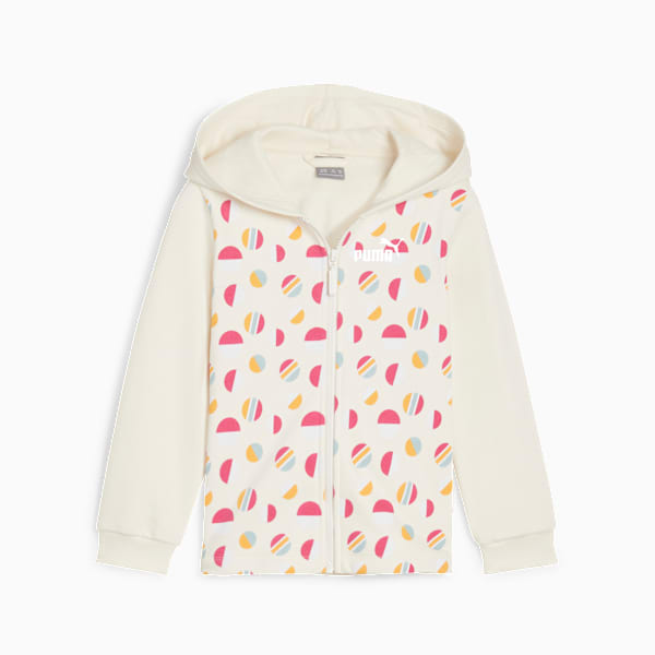 ESS+ SUMMER CAMP Kids' Full-zip Hoodie, Sugared Almond, large-ZAF