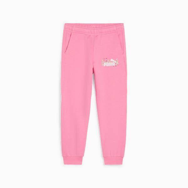 Essentials+ SUMMER CAMP Kids' Sweatpants, Fast Pink, large-ZAF