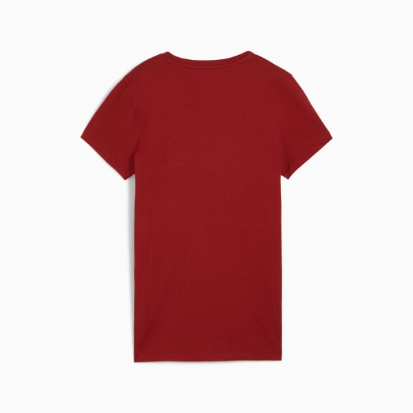 Playera para mujer ESS+ Script, Intense Red, large-MEX