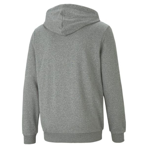 Buzo con cremallera completa y capucha para hombre Essentials Small Logo, Medium Gray Heather, large-ARG