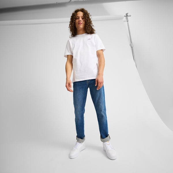 Playera para hombre Suede Logo, PUMA White, large-MEX