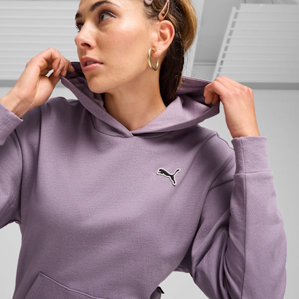 Buzo con capucha BETTER ESSENTIALS para mujer, Pale Plum, large-ARG