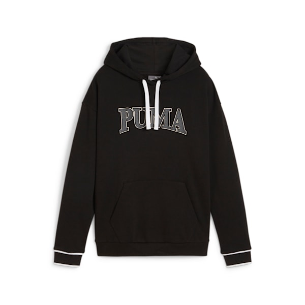Buzo con capucha PUMA SQUAD para mujer, PUMA Black, large-ARG