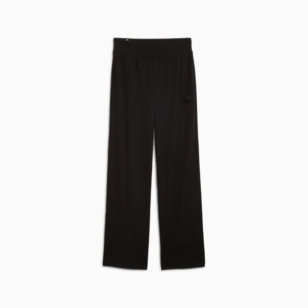 Pantalones rectos ESS ELEVATED para mujer, PUMA Black, large-ARG