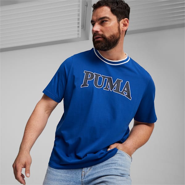 Remera estampada PUMA SQUAD para hombre, Cobalt Glaze, large-ARG