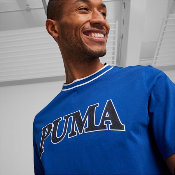 Remera estampada PUMA SQUAD para hombre, Cobalt Glaze, large-ARG