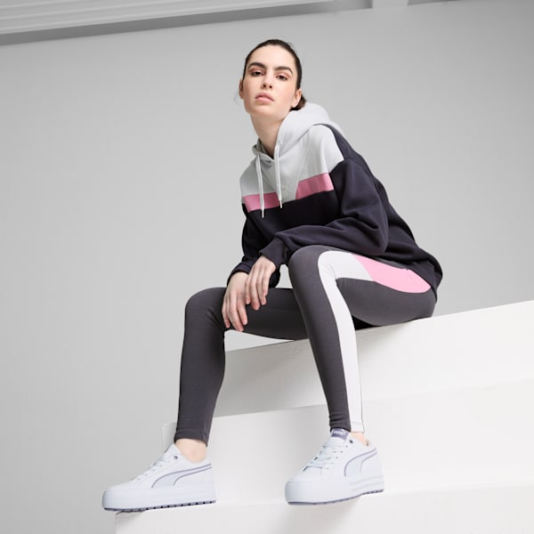 PUMA POWER Hoodie Women, Galactic Gray, large-ZAF