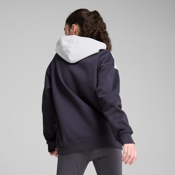 PUMA POWER Hoodie Women, Galactic Gray, large-ZAF