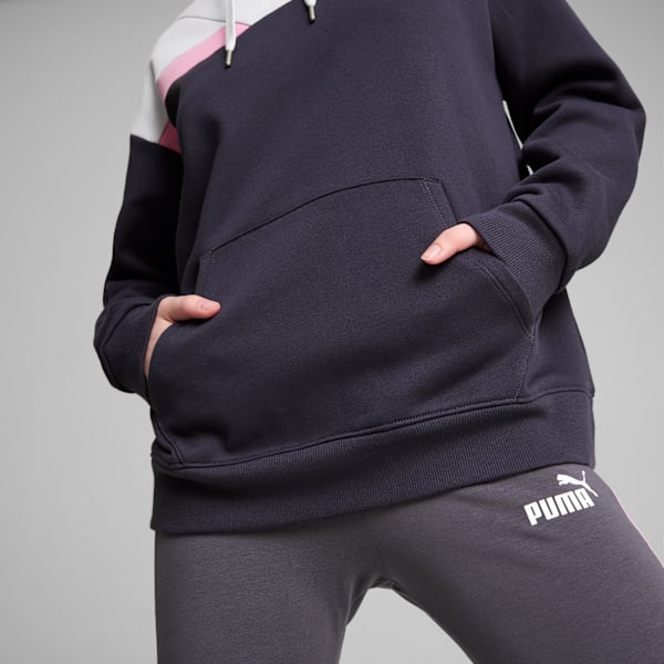 PUMA POWER Hoodie Women, Galactic Gray, large-ZAF