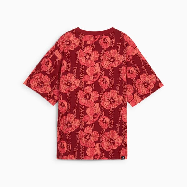 Remera con estampado integral ESS+ CLASS ACT para mujer, Intense Red, large-ARG