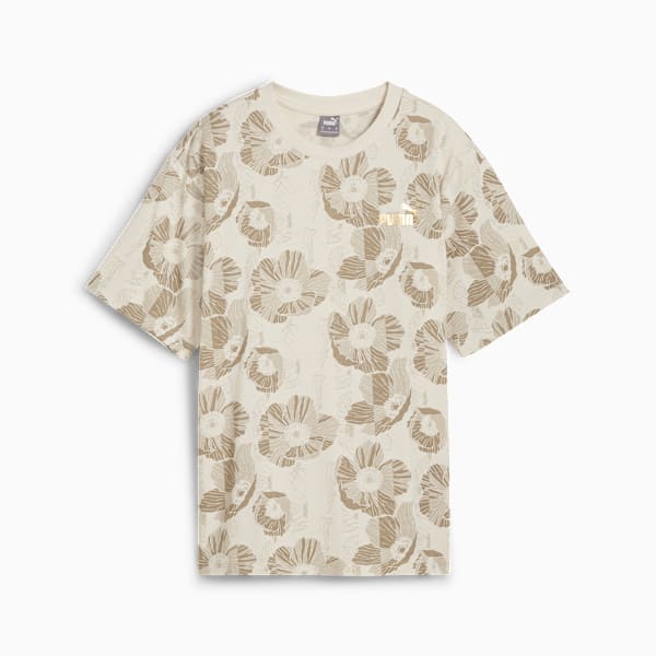 Remera con estampado integral ESS+ CLASS ACT para mujer, Alpine Snow, large-ARG