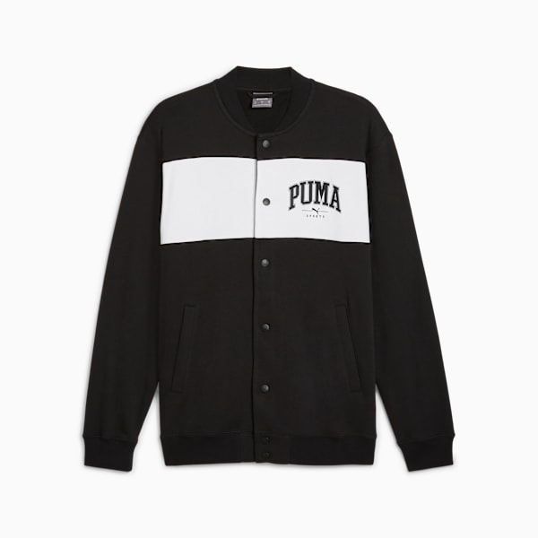 Chamarra PUMA SQUAD para hombre, PUMA Black, large-MEX