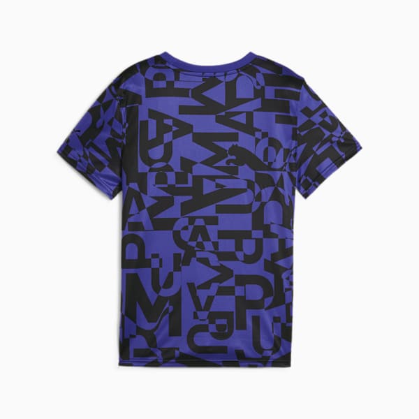 All-Over Print Training Tee Youth, Lapis Lazuli, large-MEX