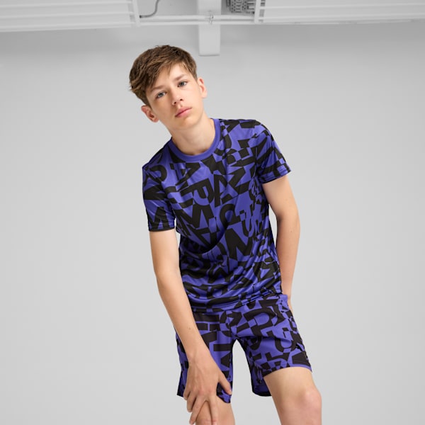 All-Over Print Training Tee Youth, Lapis Lazuli, large-MEX