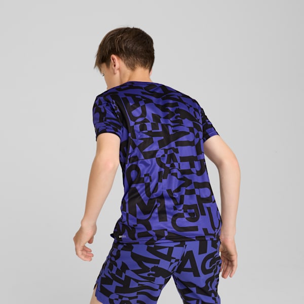 All-Over Print Training Tee Youth, Lapis Lazuli, large-MEX