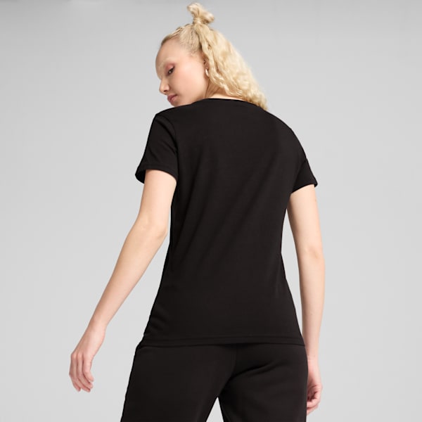 Essentials Tee Women, PUMA Black, large-ZAF