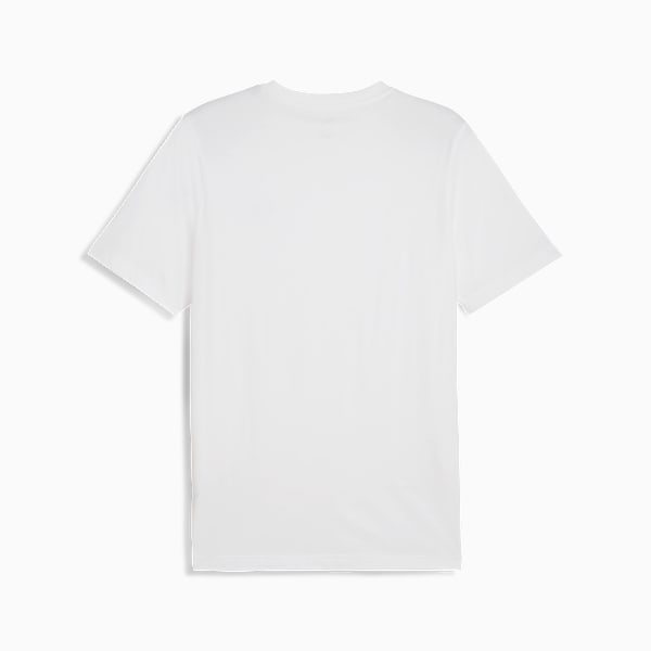 Playera escote en V Essentials para hombre, PUMA White, large-MEX