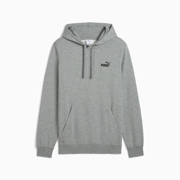 Essentials Small No. 1 Logo Hoodie Men, Medium Gray Heather, large-MEX