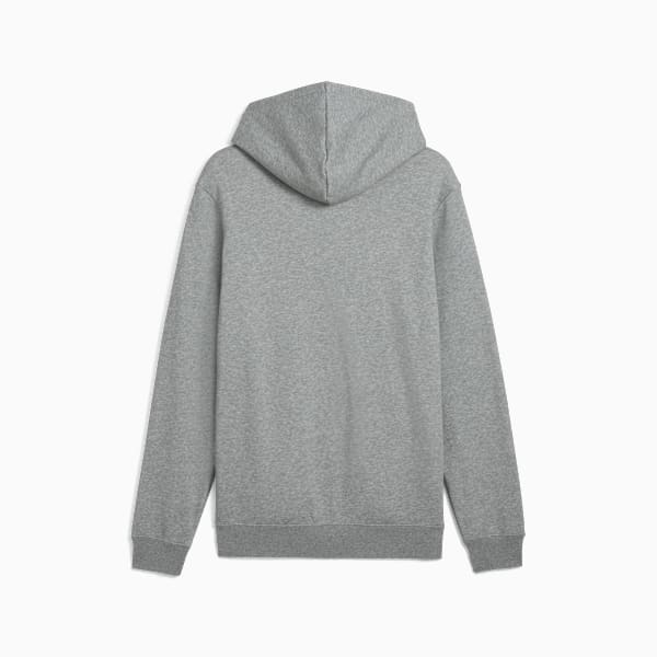 Essentials Full-Zip Hoodie Men, Medium Gray Heather, large-ZAF