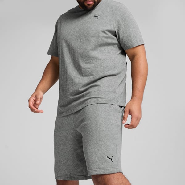 Essentials 10" Shorts Men, Medium Gray Heather, large-ZAF