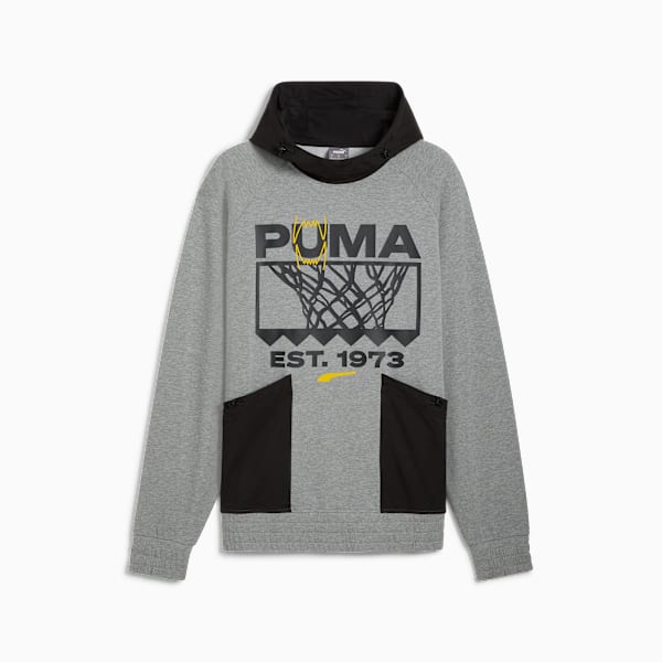 Sudadera de básquetbol hombre Winning Shot, Medium Gray Heather, large-MEX