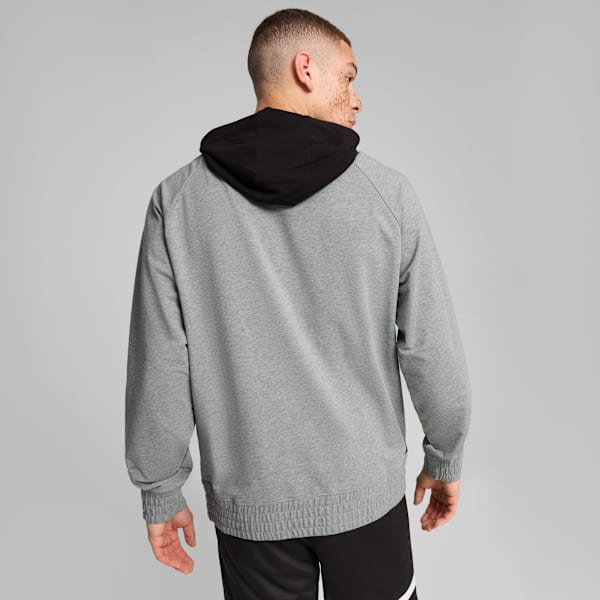 Sudadera de básquetbol hombre Winning Shot, Medium Gray Heather, large-MEX