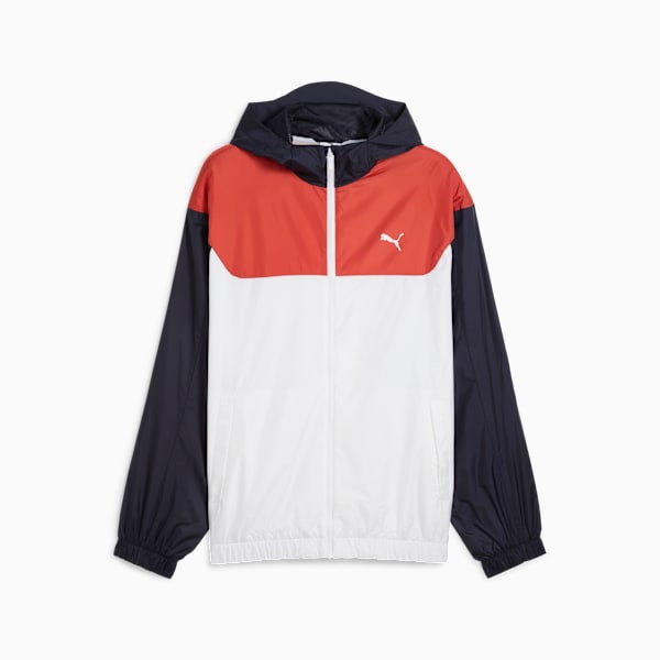 Campera rompeviento Essentials Relaxed para hombre, PUMA White, large-ARG