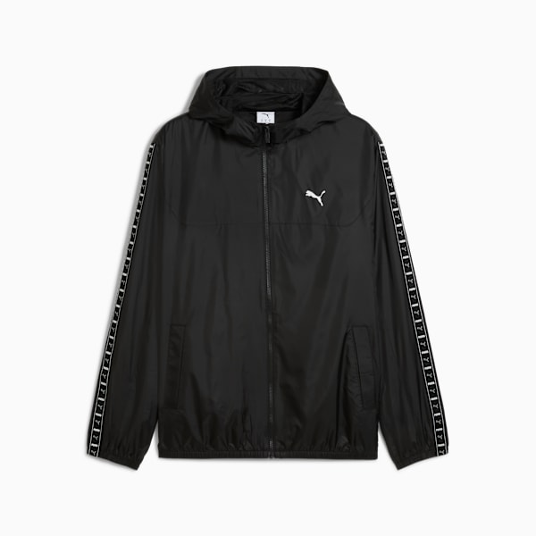 Campera PUMA rompevientos Essentials Tape, PUMA Black, large-ARG