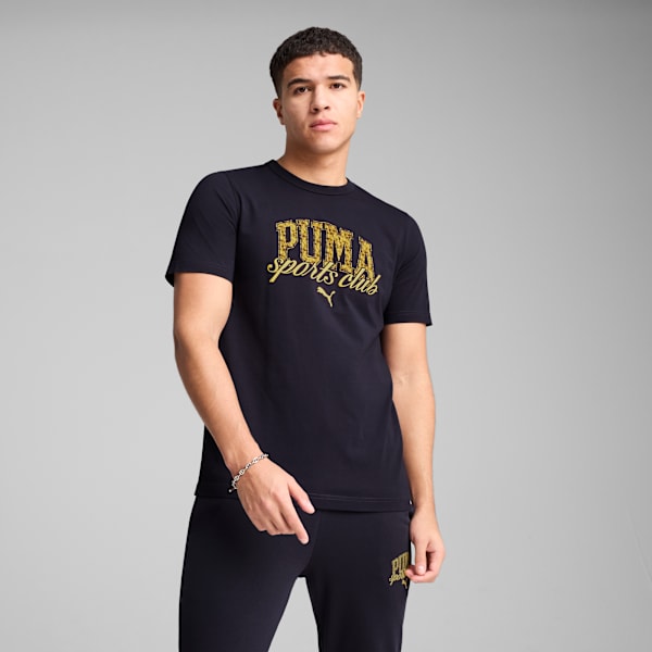 Remera estampada PUMA Class para hombre, New Navy, large-ARG