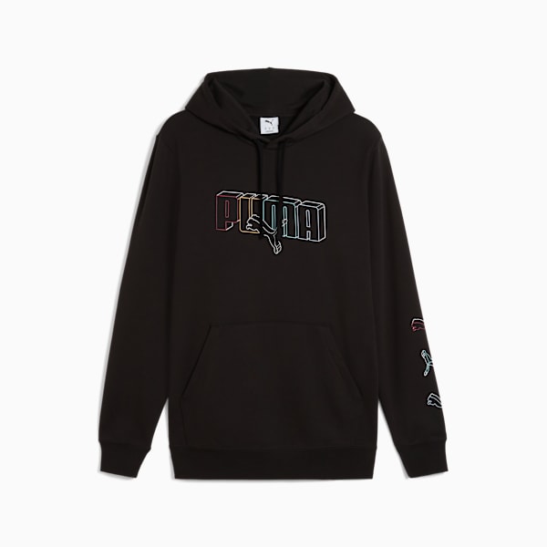 Buzo Essentials Logo Lab Execution para hombre, PUMA Black, large-ARG