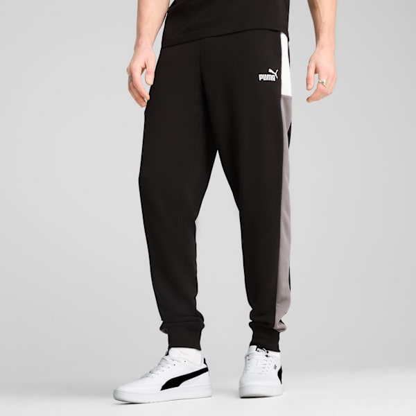 Pantalón Essentials Block para hombre, PUMA Black, large-ARG